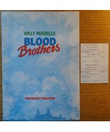 Willy Russell&#39;s Blood Brothers 1992 Program &amp; Ticket Stub Phoenix Theatr... - $27.05 CAD