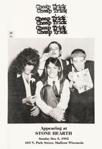 Cheap Trick 18 x 26 1982 Stone Hearth Madison Wisconsin Reproduction Poster - £27.42 GBP