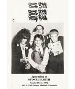 Cheap Trick 18 x 26 1982 Stone Hearth Madison Wisconsin Reproduction Poster - $47.86 CAD
