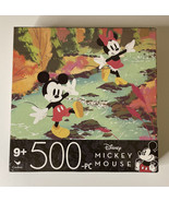 New Disney Mickey &amp; Minnie Mouse 500 Piece Jigsaw Puzzle Cardinal 11x14 - £4.66 GBP