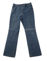 Faconnable Women&#39;s Jeans Size 14 Straight Leg Stretch Medium Wash - £3.17 GBP