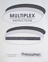 Rocktron Multiplex Multi Effects Rack Mount Module Original Owner&#39;s Manu... - $29.69