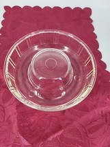 Queen Anne Mold for 8&quot; Cake 2.5&quot; D Clear Glasbake Bundt Cake Jello Bakew... - £10.52 GBP