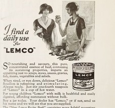 1929 Lemco Extract of Beef Advertisement Antique Food Stock Ephemera  - £10.29 GBP
