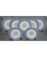Set (7) 1997 Royal Doulton DENIM DAISY PATTERN Salad Plates - $727.47 MXN