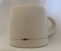 Rare Amy Hamley Magenta 24KT Gold Ring Trim Coffee Mug White Ceramic Cup... - $24.74