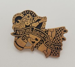 Nature Growth Beauty Angel Lapel Hat Pin Monarch Creations Vintage Pin - £15.32 GBP