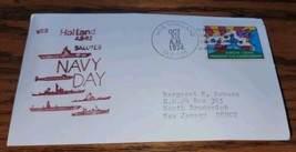 USS Holland NAvy Day Postmark  Envelope 1974 Expo Stamp Preserve The Env... - $4.99