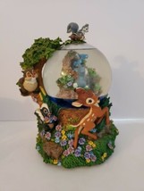 Disney Store Bambi Large Musical Snow Globe (Plays Little April Showers) vtg - £70.78 GBP