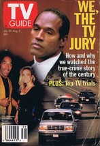 ORIGINAL Vintage July 30 1994 TV Guide No Label OJ Simpson Verdict - £15.50 GBP