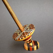 Tibetan supported spindle for wool spinning - £54.99 GBP