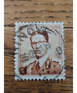 Belgium Stamp King Baudouin 2f50 Used Circular Heavy Cancel - $0.99