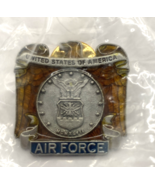 Vintage 1947 United States Air Force American Legion Pewter Pin Back wit... - €16,18 EUR