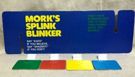 Game Parts Pieces Mork &amp; Mindy Parker Brothers 1979 Splink Blinker Markers Bases - £2.66 GBP