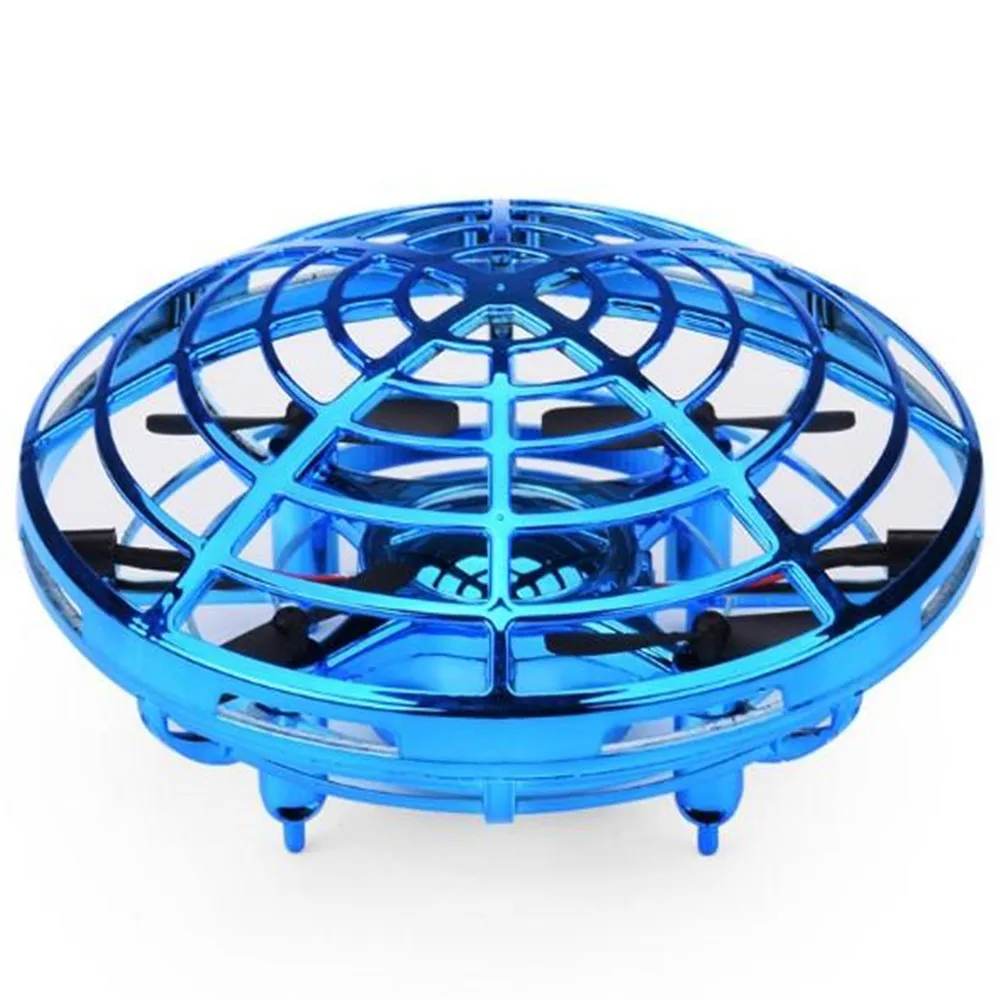 Play Mini Helicopter UFO RC Drone Infraed Hand Sensing Aircraft Electronic Model - £32.65 GBP