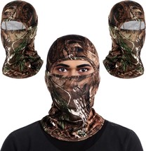3 Pcs Men&#39;s Balaclava Masks Hunting Face Mask Camo Ski Masks Windproof Full Face - £25.95 GBP