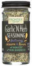 Frontier Herb Saltless Garlic N Herb (1x1.68 Oz) - $428.18 MXN