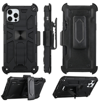 Machine Design 3in1 Combo Holster Clip Case Cover BLACK For iPhone 13 - £6.84 GBP