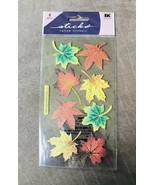 EK SUCCESS STICKO VELLUM STICKERS LEAVES PACK OF 8 NEW IN PACKAGE  - $5.32 CAD