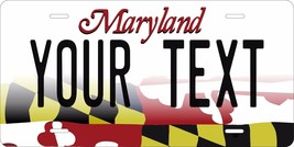 Maryland 2016 License Plate Personalized Custom Car Bike Motorcycle Moped Tag - £8.84 GBP+