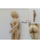 Realistic Doll Base Body Female * Crochet Pdf file pattern * Amigurumi doll - $6.20