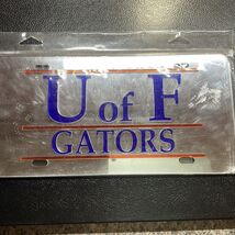 University of Florida Gators Metal License Plate Thick plastic NEW COLLE... - $29.68
