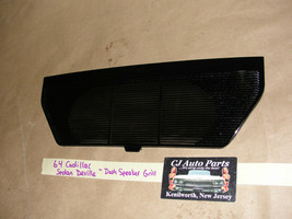 OEM 64 Cadillac Sedan Deville DASH SPEAKER GRILL COVER TRIM BLACK - $54.44