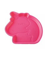 Unicorn Plates Your Zone Plastic Shaped Kids Pink Microwave Safe Home 4pk - £6.54 GBP