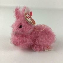 Ty Basket Beanies Sugartwist Easter Bunny Pink Plush Bean Bag Stuffed To... - $19.75
