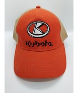 Kubota Tractor Hat Cap Strap Back Adjustable Mesh K Product One Size Orange - $14.84