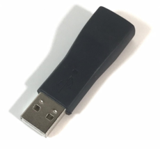 USB 2.0 Type A Male Plug to Type A Female Jack Adapter, Black - £6.21 GBP