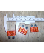 3 REGULAR Standard BLADE FUSE Orange 30 amp 3/4&quot; Wide Top for 12V 24V Ca... - $15.11
