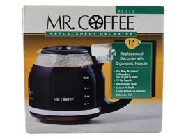 PLD12 - 12 Cup Glass Carafe with Black Handle for Mr. Coffee - NEW - £11.02 GBP