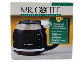 PLD12 - 12 Cup Glass Carafe with Black Handle for Mr. Coffee - NEW - £11.11 GBP