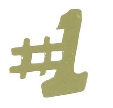 Confetti Word #1 Gold - As low as $1.81 per 1/2 oz. FREE SHIP - £3.15 GBP+