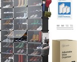 The Clear, Plastic, Stackable Shoe Organizer Cabinet Can Hold Up, And Po... - $158.98