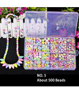 Bead Kits for Jewelry Making - Craft Beads for Kids Girls Jewelry Making... - $14.99