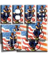 US FLAG ROSIE THE RIVETER NORMAN ROCKWELL ART INSP LIGHT SWITCH OUTLET W... - $8.99+
