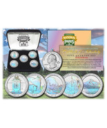 2010 USA Hologram National Parks  5 Quarters Coin set With Gift Box - £12.54 GBP