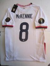 Weston McKennie #8 USA USMNT 2021 Gold Cup Stadium White Home Soccer Jersey - $85.00