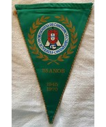 camping banderin, Vintage, 1970, Federación Portuguesa de Camping Medida... - $220.96 MXN
