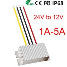 24V to 12V 1A 2A 3A 5A Buck Converter Waterproof DC Step Down Power Buck... - $16.24 CAD