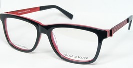 Claudio Lopez CLA5561 3 Black /CANDY Red Eyeglasses Glasses Frame 53-17-135mm - $76.86