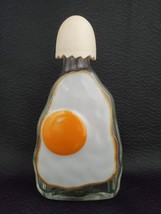 RARE Behn Spiegelei Eierlikör Clear Glass Egg Yolk (Empty) Bottle 8&quot; Tall - £17.54 GBP