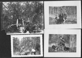 Moses Pike Grout (4) Photos with Dogs, Raccoons - Townshend / Newfane, VT - £19.75 GBP