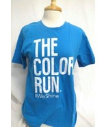 The Color Run Participant Blue T-Shirt Size Medium #WeShine - £9.97 GBP