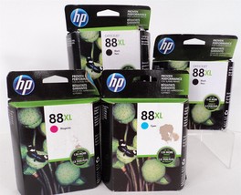 HP Printer Ink Cartridge - 88XL Cyan Magenta &amp; Black Tri-Color Combo - £56.20 GBP