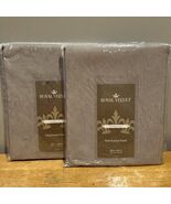 2 JCP Royal Velvet Crushed Voile Rod-Pocket Sheer Panels 50&quot; x 84” Soft ... - $55.20 CAD