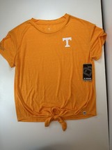 Women’s Tennessee Volunteers Orange Tie Front T-shirt Size Large L - £8.97 GBP