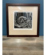 Print &quot;Hemlock&quot; by Mary Ellen Ward Signed. Number 12/73 - €17,07 EUR